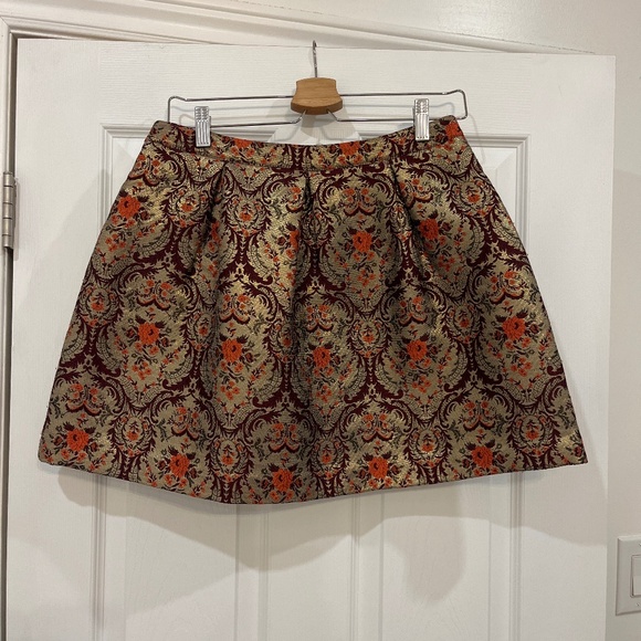 Kimchi Blue metallic print mini skirt - Picture 1 of 5